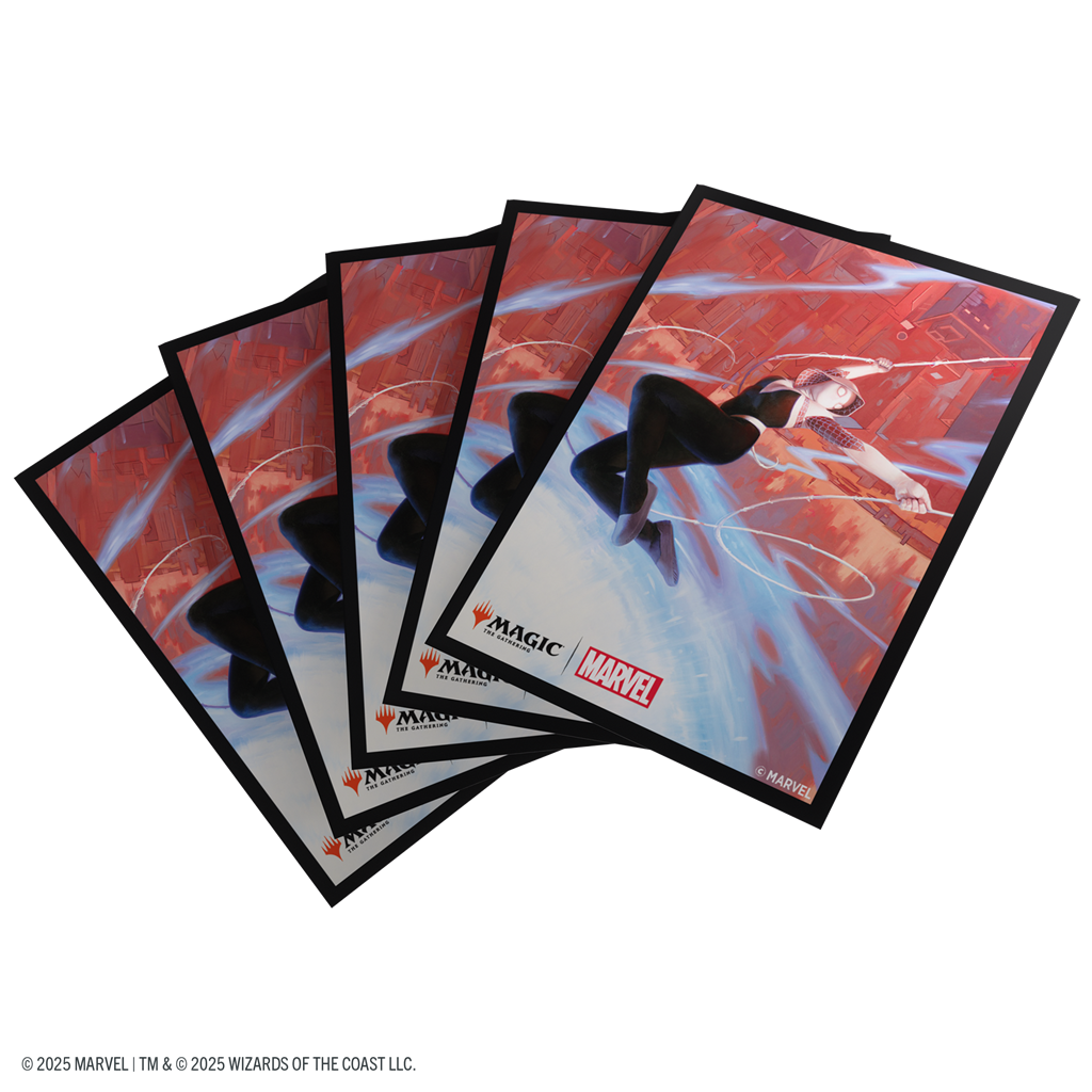 Gamegenic Marvel's Spider-Man Sleeves Spider-Gwen - Fundas Premium para Magic The Gathering