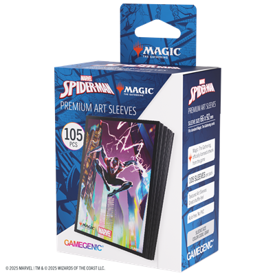 Gamegenic Marvel's Spider-Man Sleeves Miles Morales - Fundas Premium Magic The Gathering