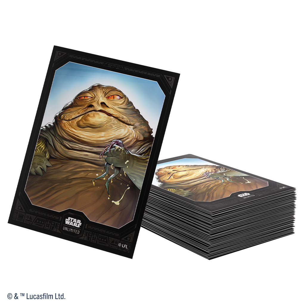 Gamegenic Art Sleeves Set 7 Jabba the Hutt - Fundas Premium (50 uds) - Star Wars Unlimited