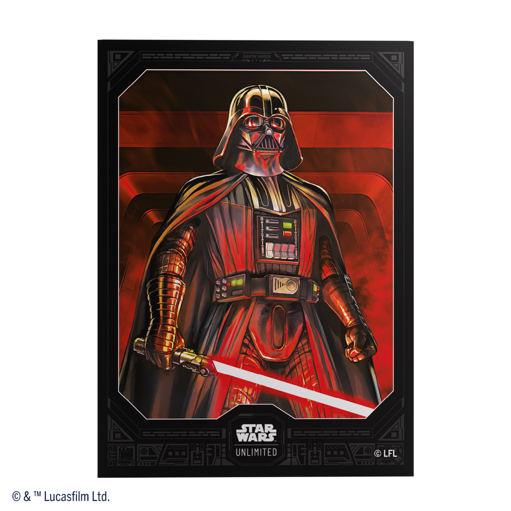 Gamegenic Fundas Art Sleeves Set 7 Darth Vader (50 uds) | Protección Premium - Star Wars Unlimited