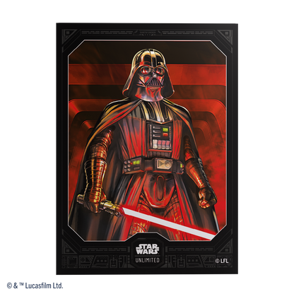 Gamegenic Fundas Art Sleeves Set 7 Darth Vader (50 uds) | Protección Premium - Star Wars Unlimited