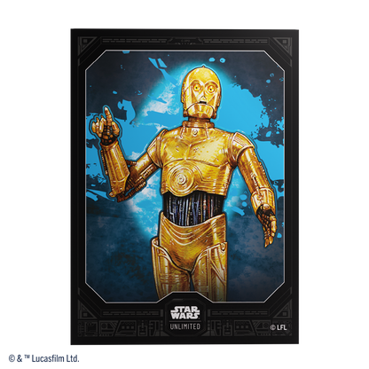 Gamegenic Art Sleeves Set 7 C-3PO - Fundas Premium (50 uds) - Star Wars Unlimited