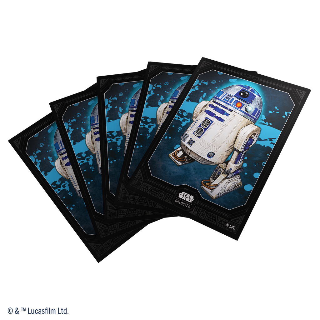 Gamegenic Art Sleeves Set 7 R2-D2 - Fundas Premium (50 uds) - Star Wars Unlimited