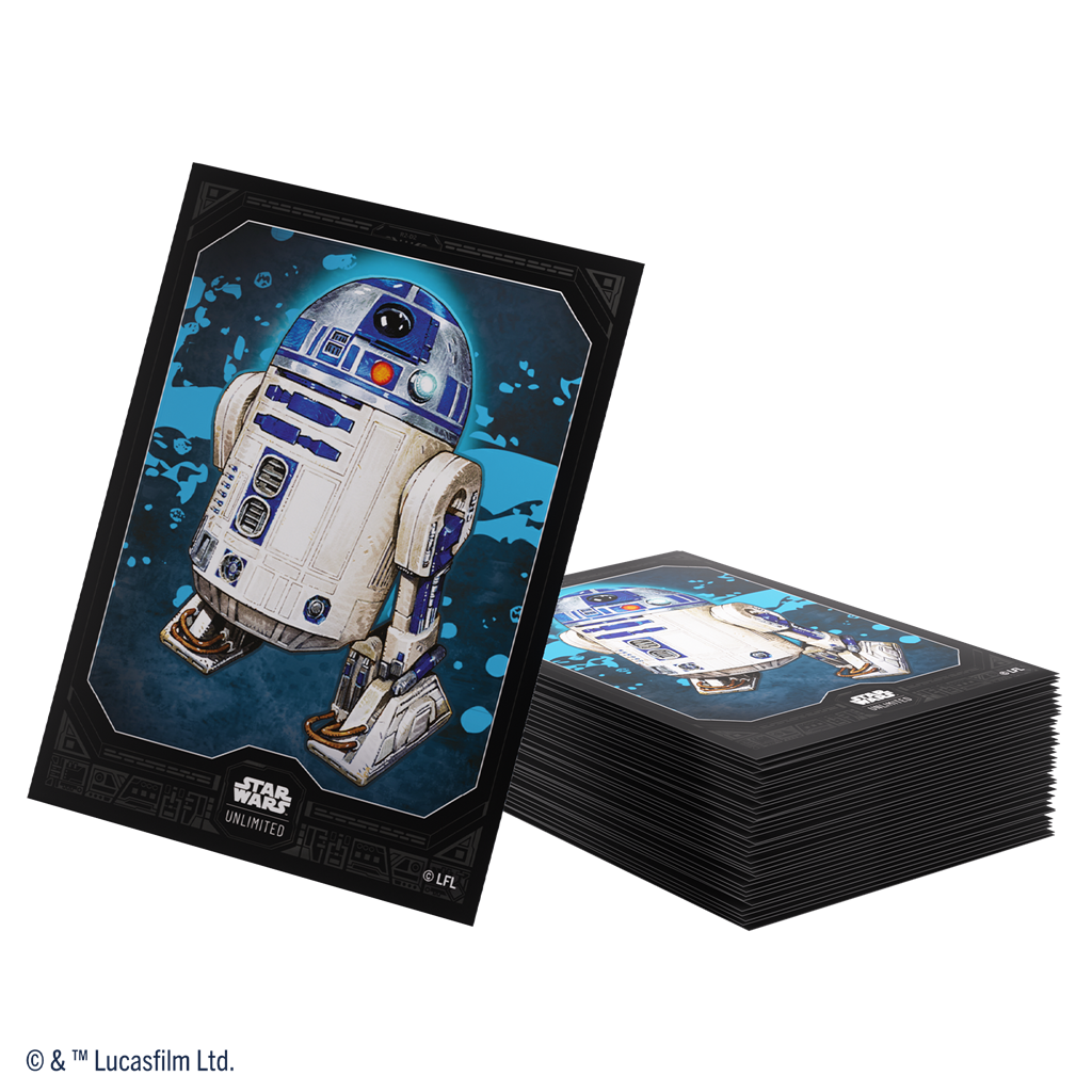 Gamegenic Art Sleeves Set 7 R2-D2 - Fundas Premium (50 uds) - Star Wars Unlimited