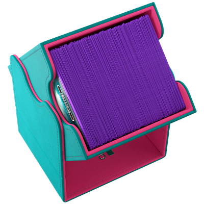 Gamegenic Squire 100+ XL Teal/Pink - Caja para Cartas