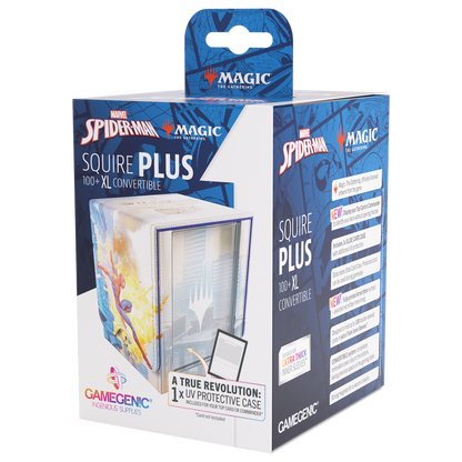 Gamegenic Marvel's Spider-Man Squire PLUS 100+ XL - Caja Porta Cartas Premium Magic The Gathering