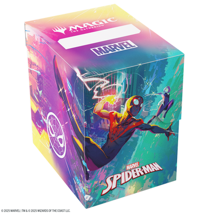 Gamegenic Marvel's Spider-Man Soft Crate 80+ - Caja Porta Cartas Flexible Magic The Gathering