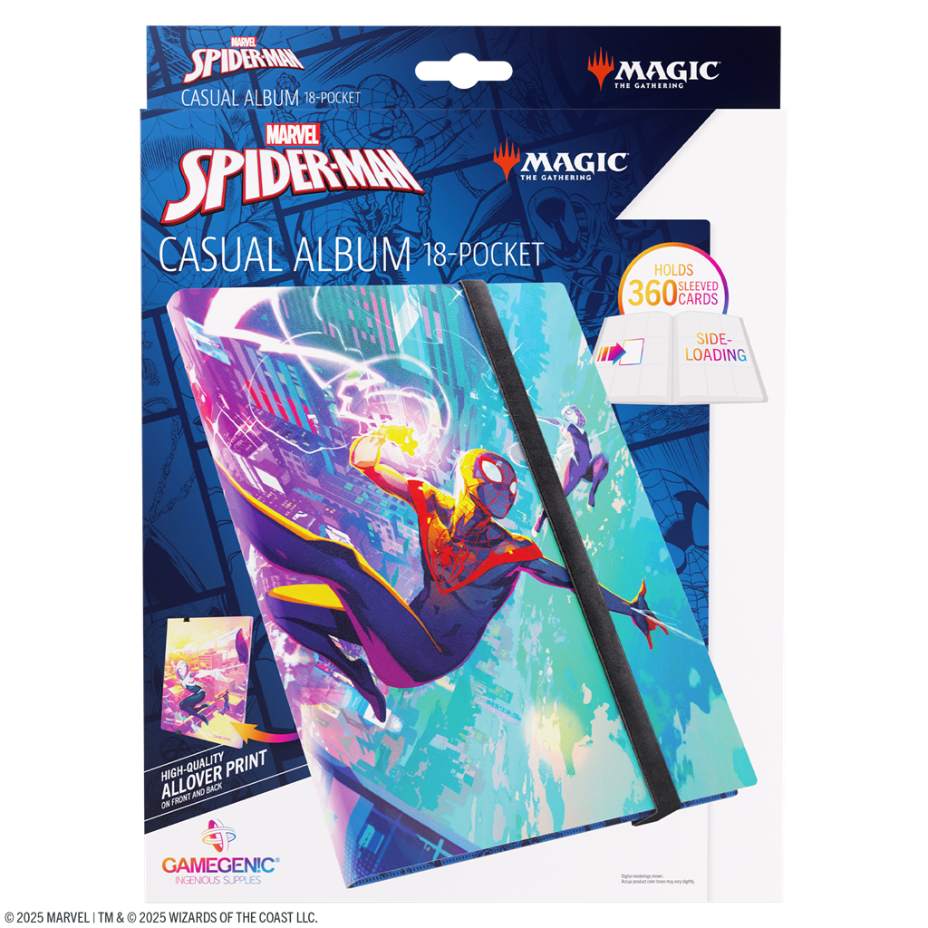 Gamegenic Marvel's Spider-Man Album 18-Pocket - Carpeta Coleccionista Premium Magic The Gathering