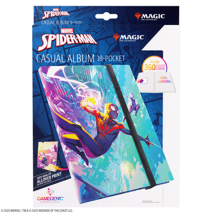 Gamegenic Marvel's Spider-Man Album 18-Pocket - Carpeta Coleccionista Premium Magic The Gathering