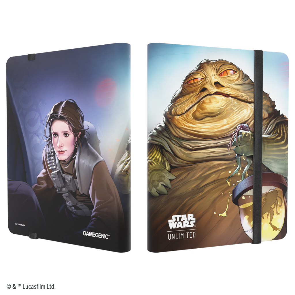 Gamegenic Álbum 18 Bolsillos Set 7 Leia & Jabba Carpeta Premium - Star Wars Unlimited
