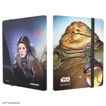 Gamegenic Álbum 18 Bolsillos Set 7 Leia & Jabba Carpeta Premium - Star Wars Unlimited