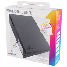 Gamegenic - Prime D-Ring-Binder Black - Archivador de Anillas para Cartas