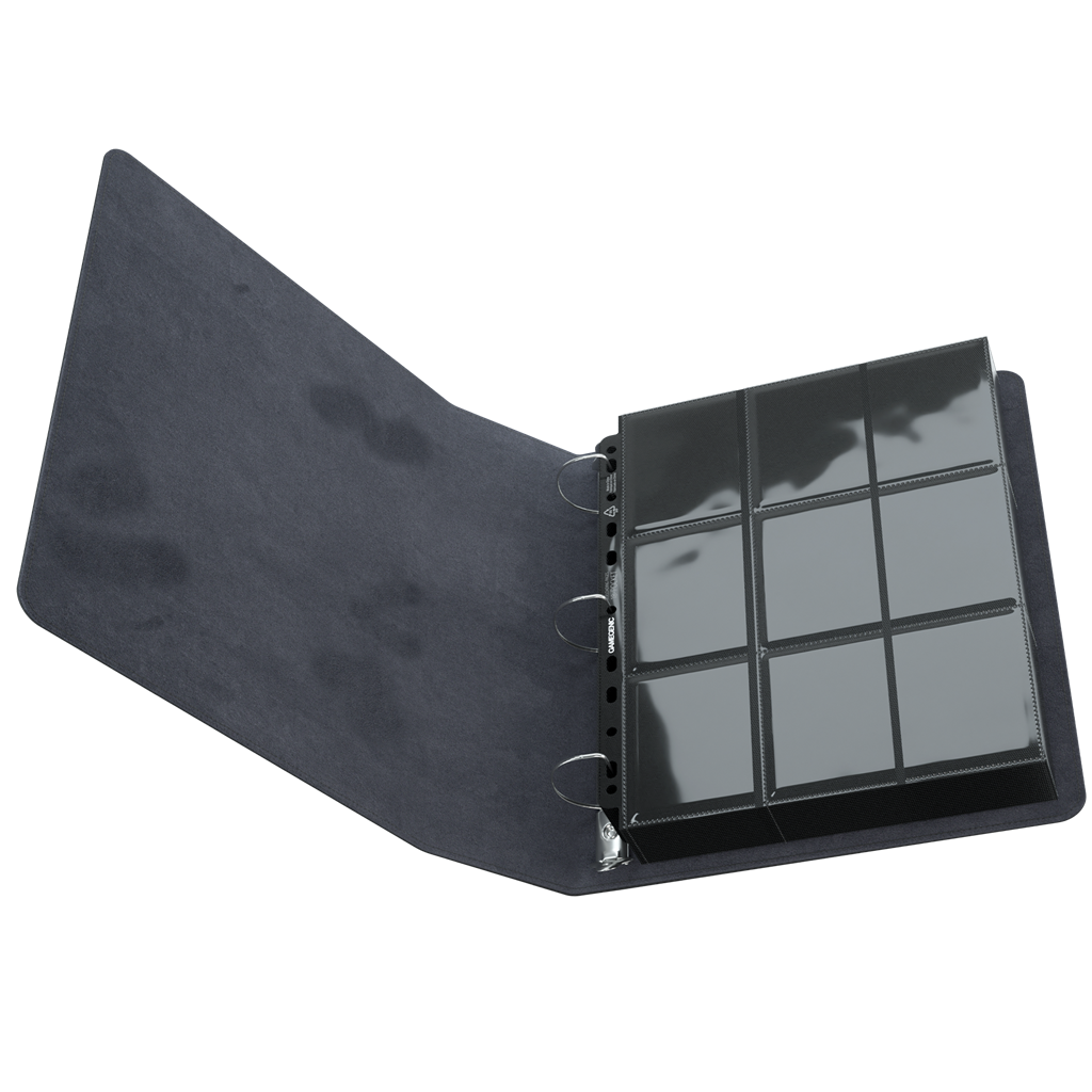 Gamegenic - Prime D-Ring-Binder Black - Archivador de Anillas para Cartas