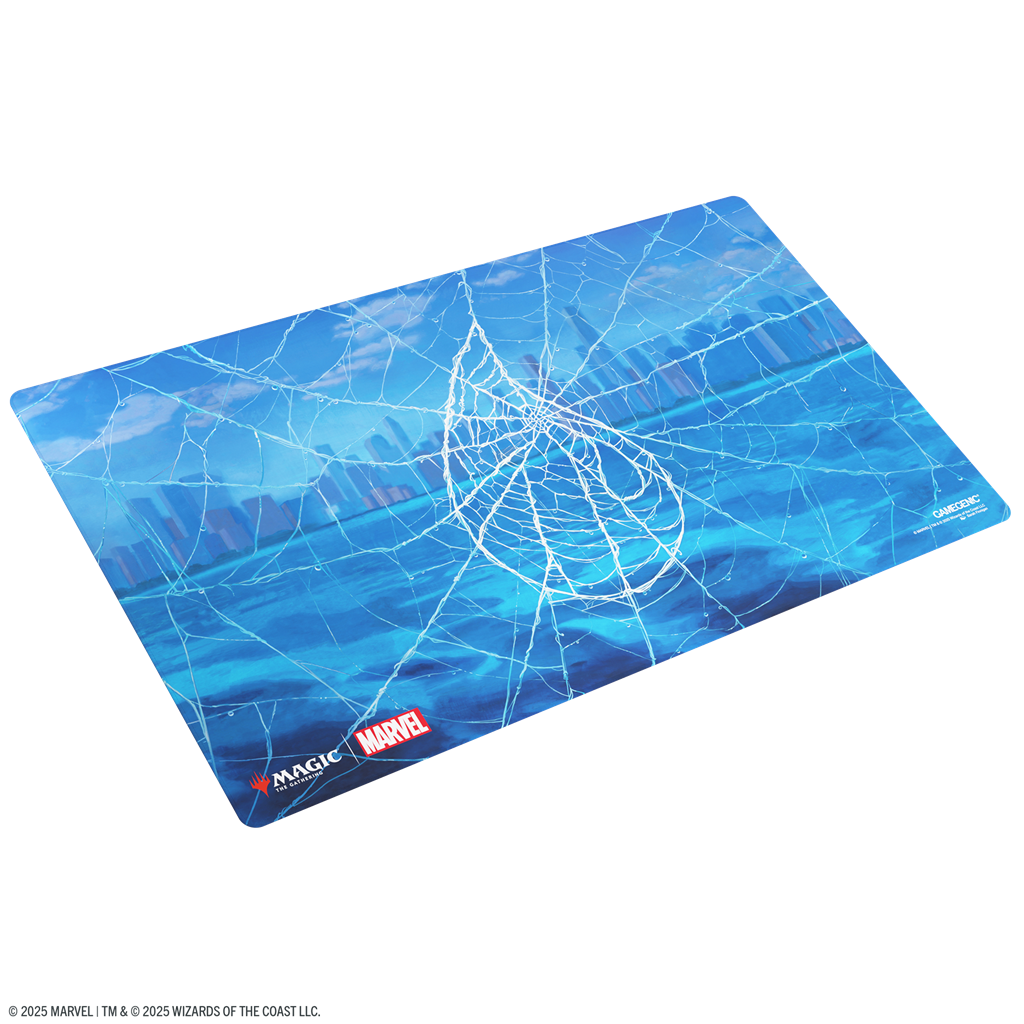 MTG Marvel's Spider-Man Playmat - Spider-Man Island - Tapete de Juego Magic: The Gathering
