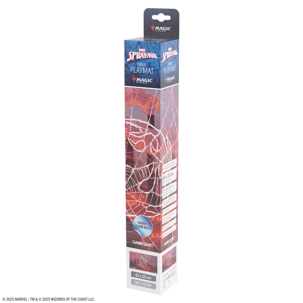 MTG Marvel's Spider-Man Playmat - Spider-Man Mountain - Tapete de Juego Magic: The Gathering