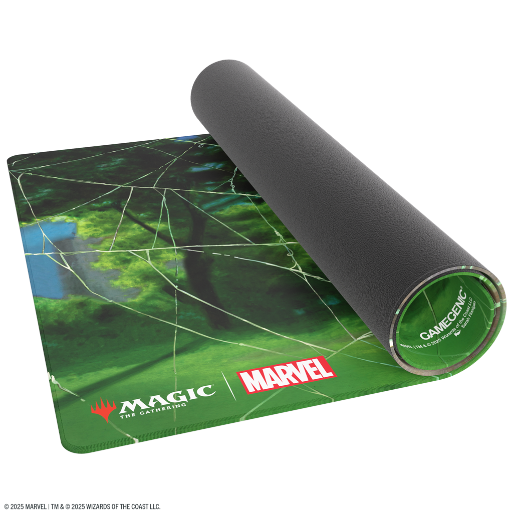 MTG Marvel's Spider-Man Playmat - Spider-Man Forest - Tapete de Juego Magic: The Gathering