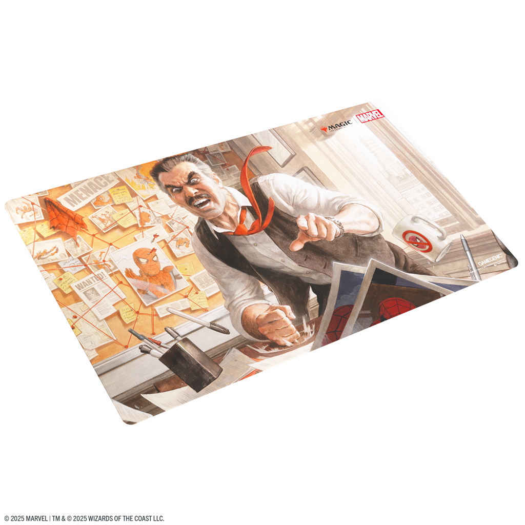 MTG Marvel's Spider-Man Playmat - J. Jonah Jameson - Tapete de Juego Magic: The Gathering