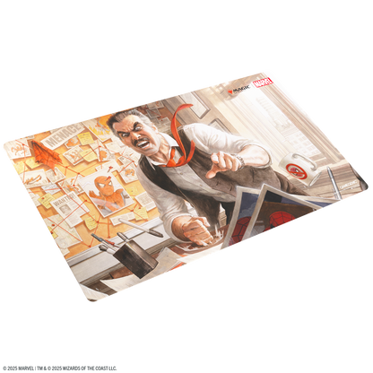 MTG Marvel's Spider-Man Playmat - J. Jonah Jameson - Tapete de Juego Magic: The Gathering