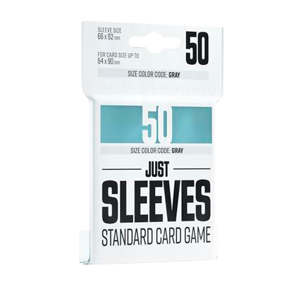 Just Sleeves Standard Card Game White (50) - Fundas Protectoras