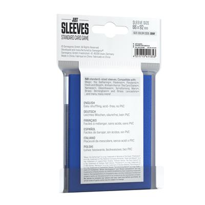 Just Sleeves Standard Card Game Blue (50) - Fundas Protectoras