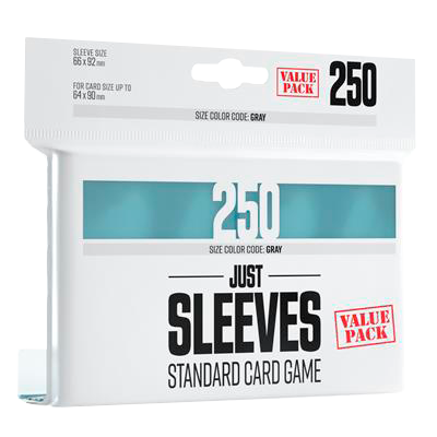 Just Sleeves Value Pack Clear (250 unidades) - Fundas Transparentes Premium