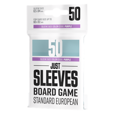 Just Sleeves Standard European 50