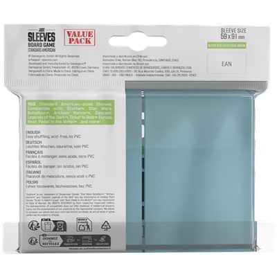 Just Sleeves Standard American Value Pack 150