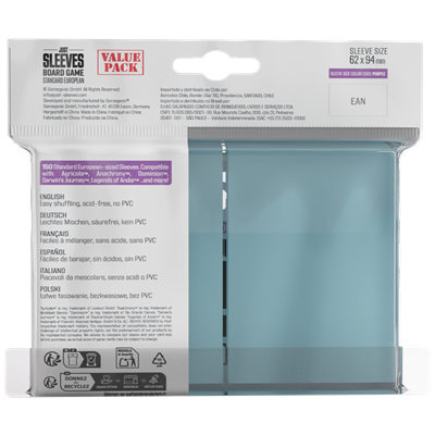 Just Sleeves Standard European Value Pack 150