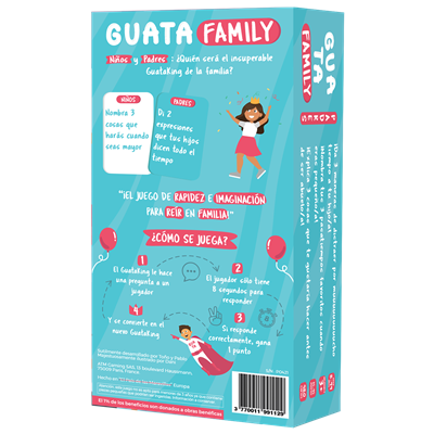 Guatafamily - Juego de Cartas Party Game Familiar