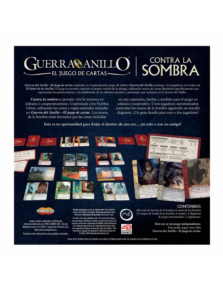 Guerra del Anillo - El Juego de Cartas - Contra la Sombra