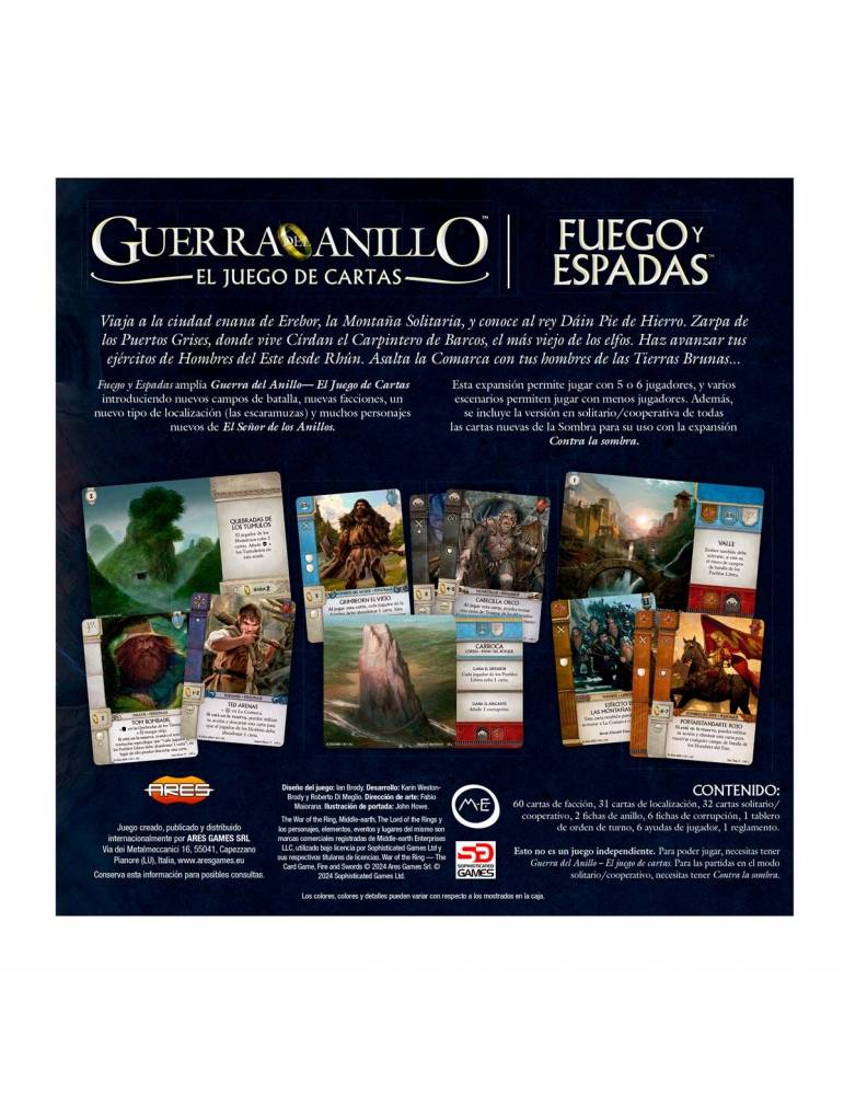 Guerra del Anillo - El Juego de Cartas: Fuego y Espadas