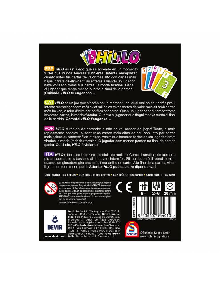 Hilo - Juego de Cartas Cooperativo para 2-6 Jugadores
