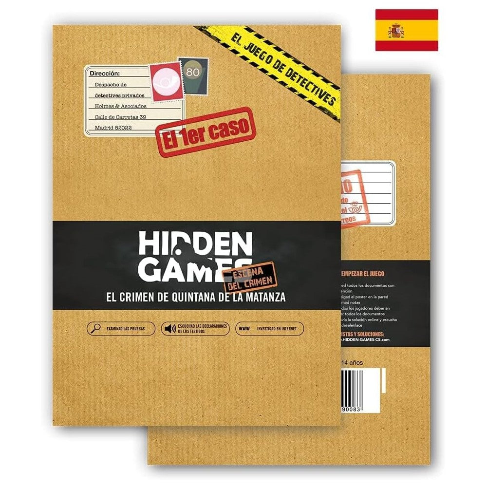 Hidden Games - Caso 1: El Crimen de Quintana de la Matanza - Juego de Misterio e Investigación