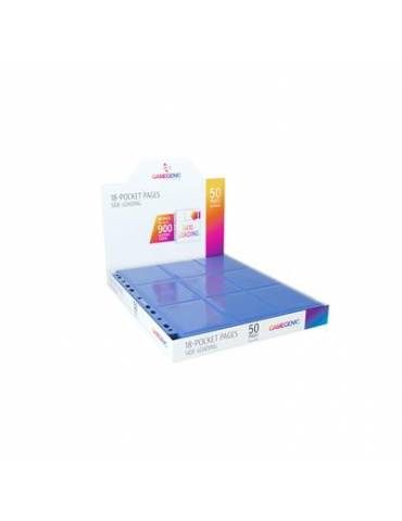 Gamegenic Sideloading 18-Pocket Pages Blue - Display 50 Hojas