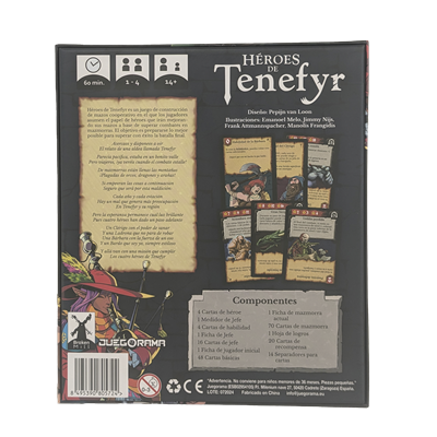 Héroes de Tenefyr - Juego de Mesa Cooperativo de Construcción de Mazos