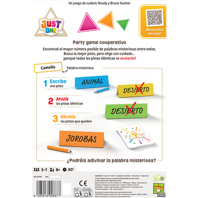 Just One - Juego de Mesa Cooperativo de Palabras