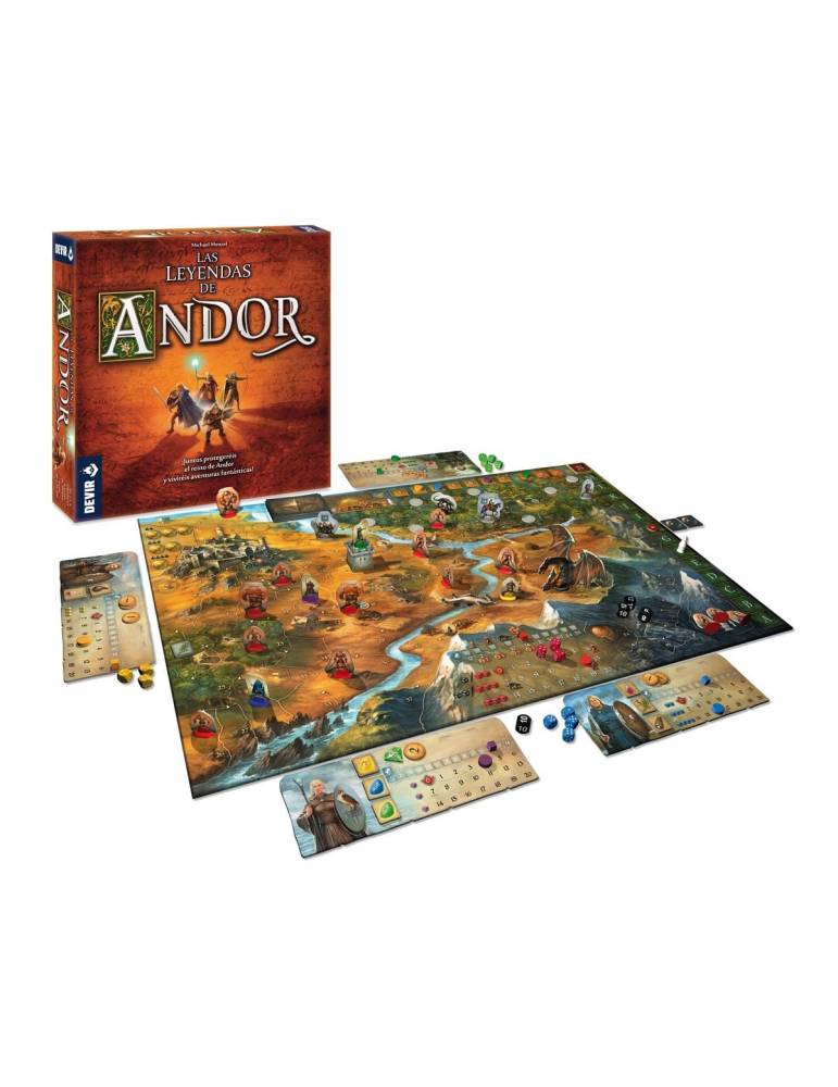 Las Leyendas de Andor - Juego de Mesa Cooperativo de Aventuras