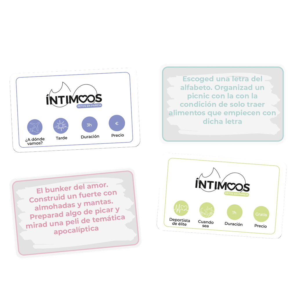 Íntimoos: retos en pareja