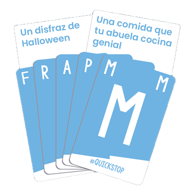 Quick Stop Family - Juego de Cartas Rápido