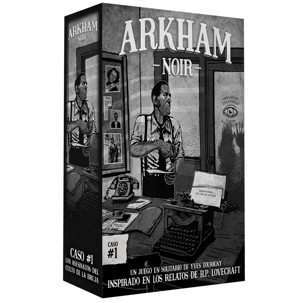 Arkham Noir 1 Asesinatos del Culto de la Bruja - Juego de Cartas en Solitario