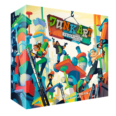 Junk Art Revolution - Juego de Mesa de Construcción y Habilidad