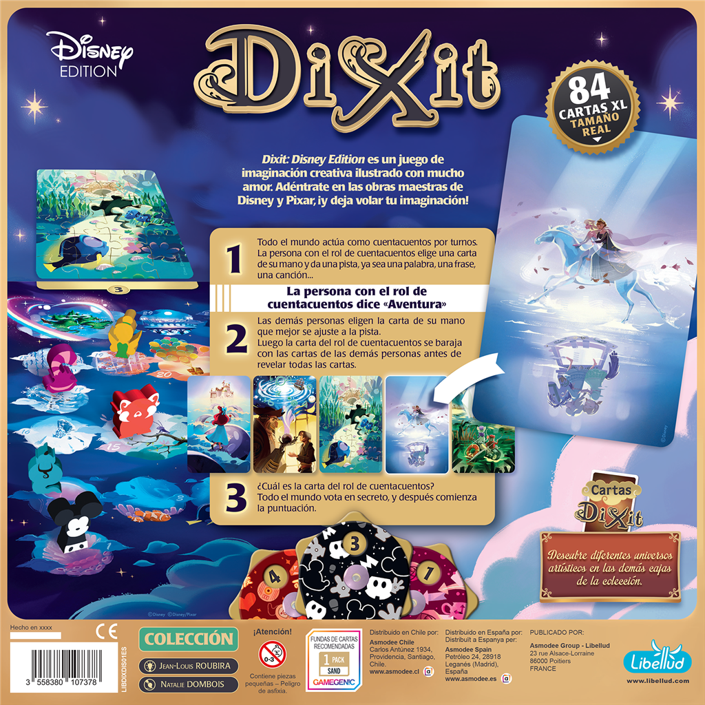 Dixit Disney - Juego de Mesa de Imaginación y Creatividad