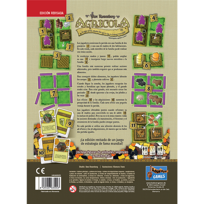 Agricola - Juego de Mesa de Gestión Agrícola Asmodee