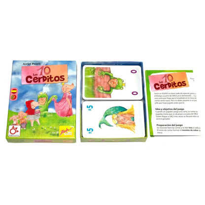 Los 10 Cerditos - Juego de Cartas Familiar