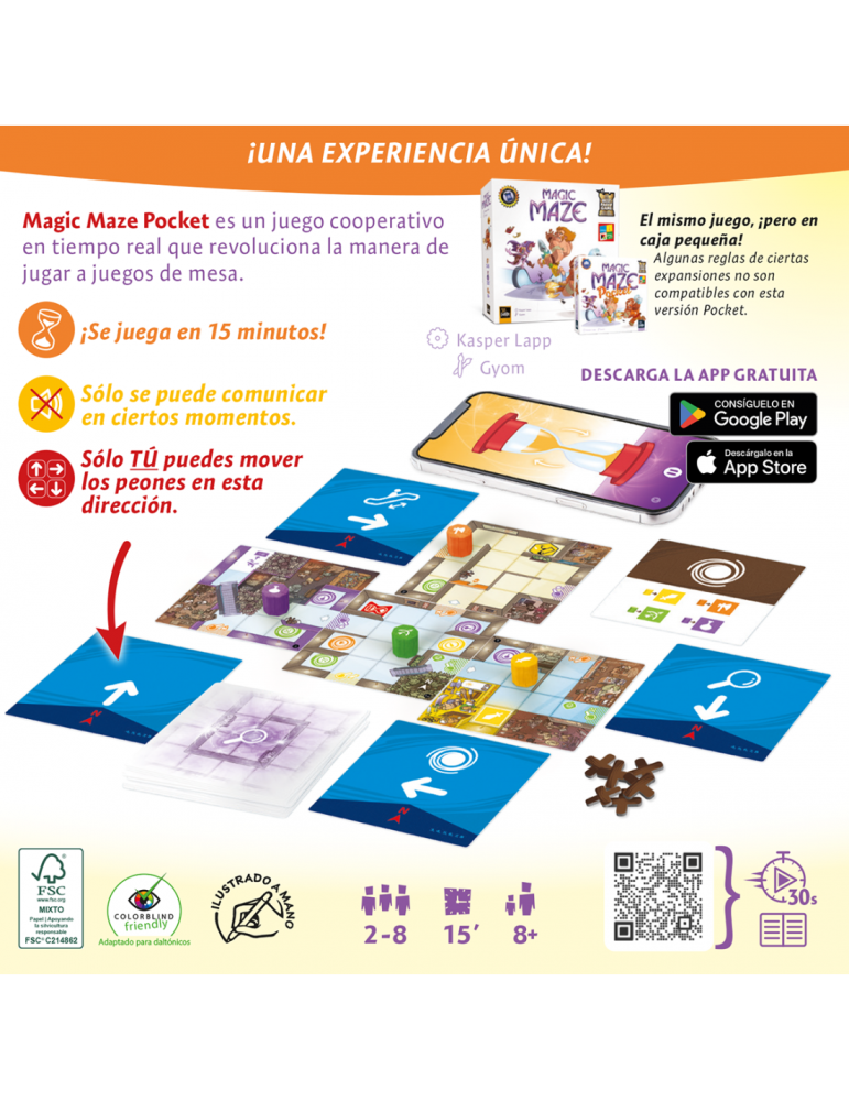 Magic Maze Pocket - Versión Portátil del Juego Cooperativo