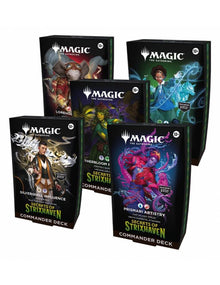Magic: Secrets of Strixhaven - Caja de Mazos de Commander (5)