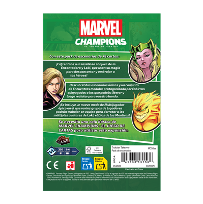 Marvel Champions Trickster Takeover Scenario Pack - Expansión LCG