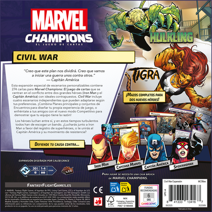 Marvel Champions: Civil War Expansion - Expansión de Campaña (Castellano)