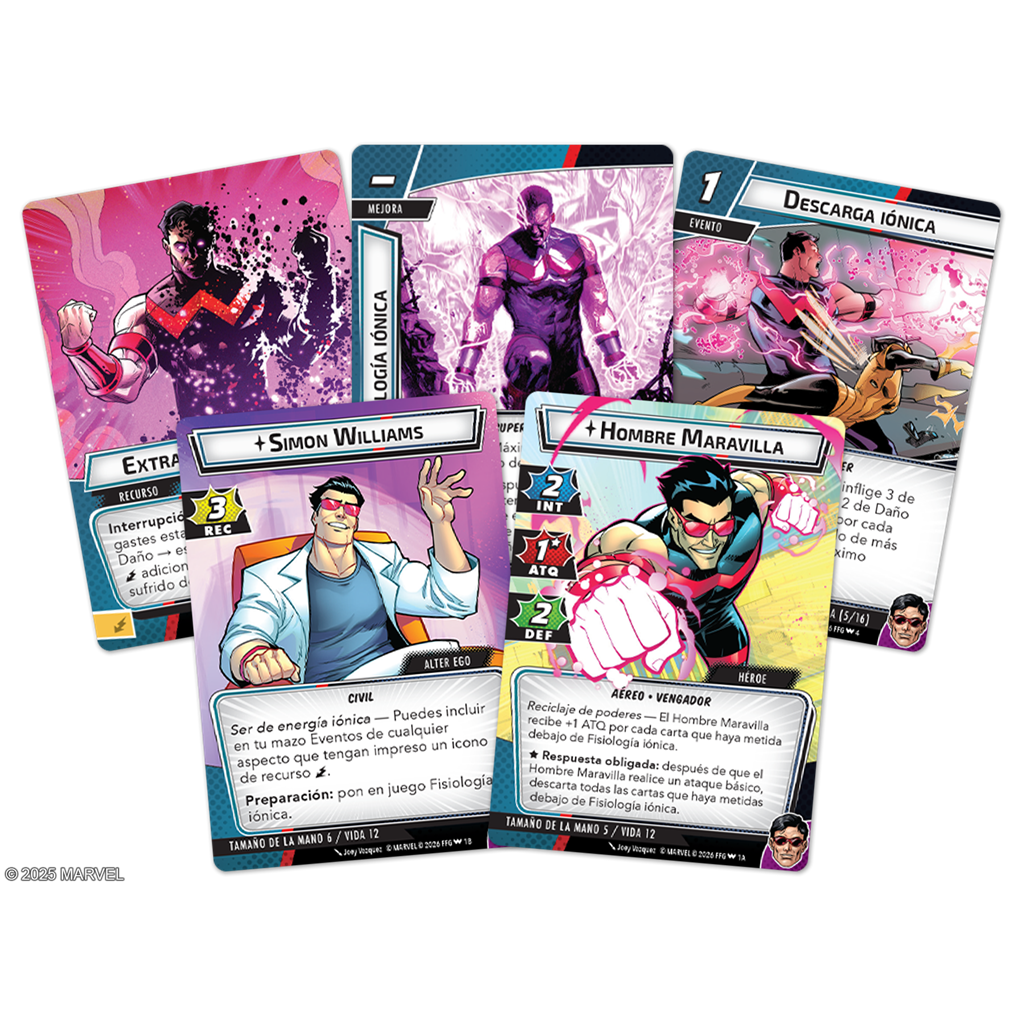 Marvel Champions Wonder Man - Pack de Héroe