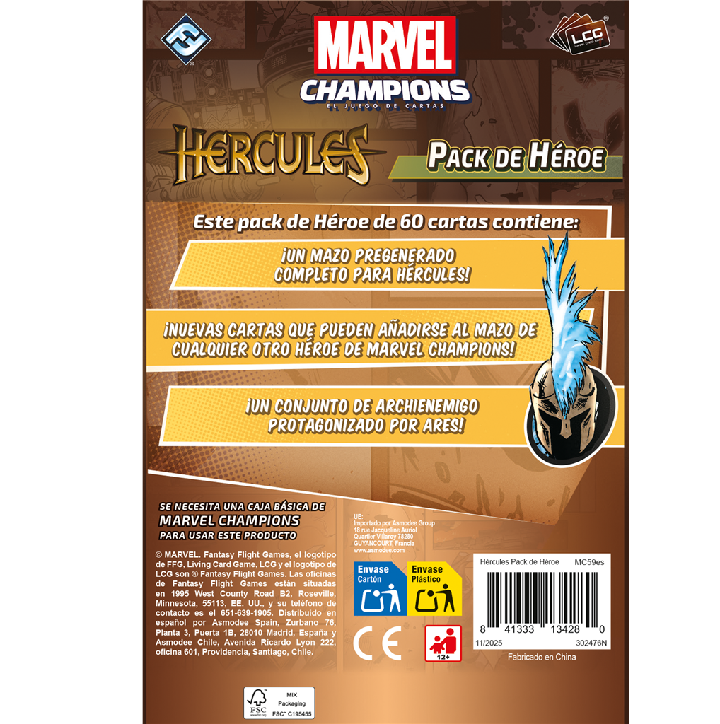 Marvel Champions Hercules - Pack de Héroe